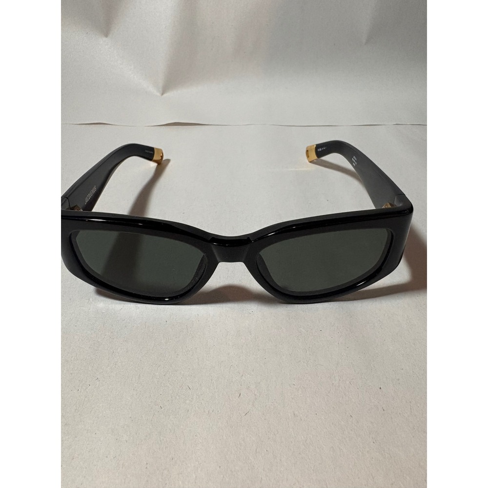 Jacquemus Sunglasses Black Acetate Oval‎ Gold Detail Women - Picture 2 of 12